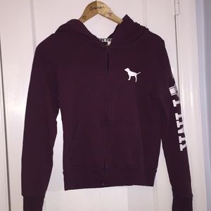 Maroon VS PINK hoodie